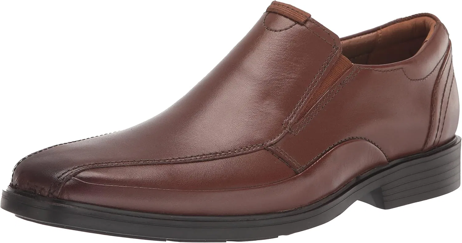 Лоферы из натуральной кожи Clarks, Коричневая кожа
