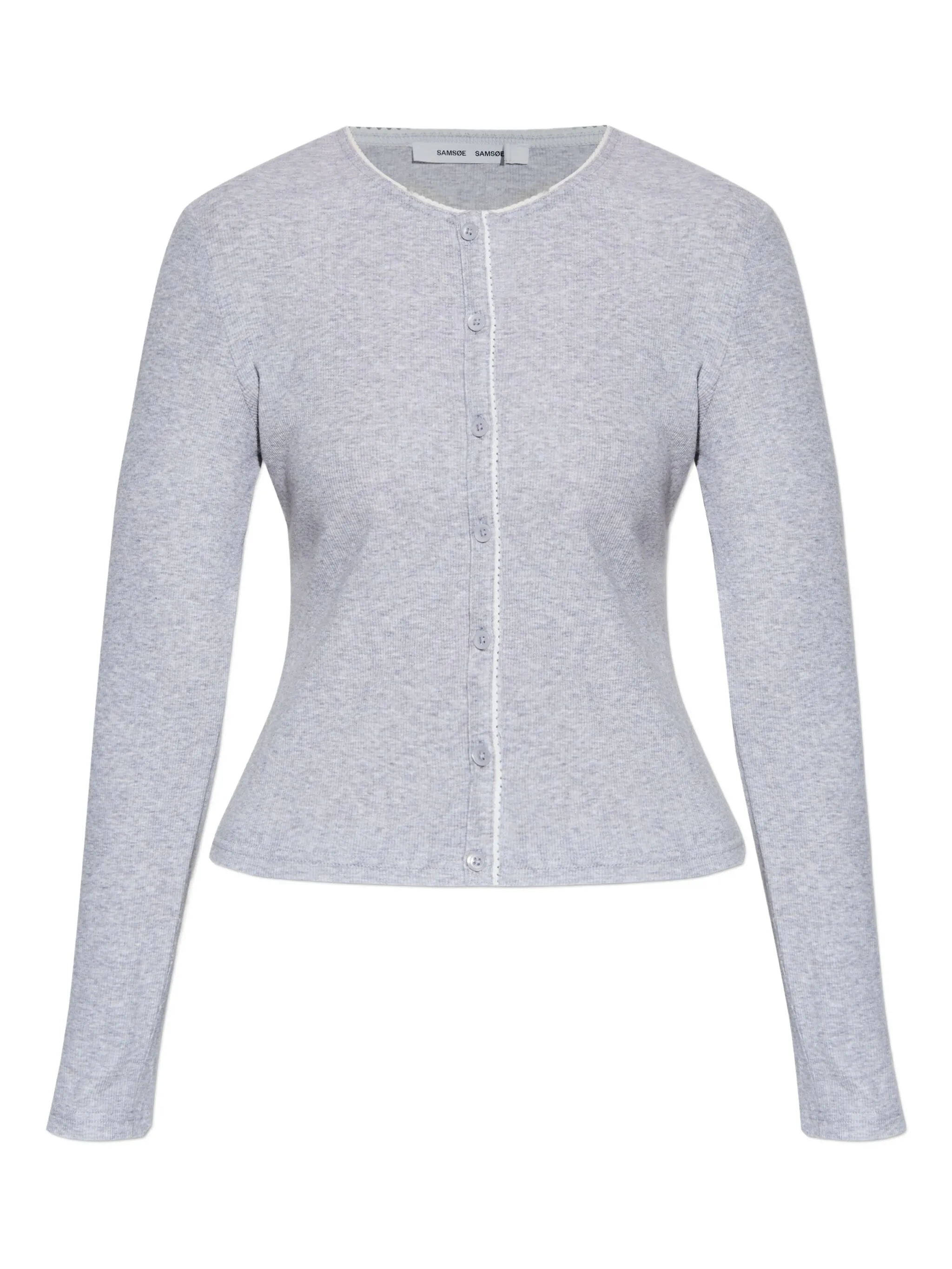 

Кардиган на пуговицах Samsoe Samsoe, серый