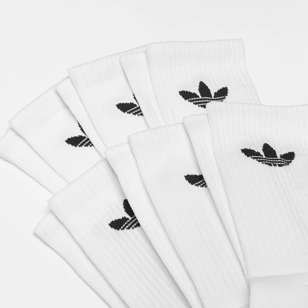 Носки adidas Originals Trefoil Cushion Crew (6 шт), белый — фото 2