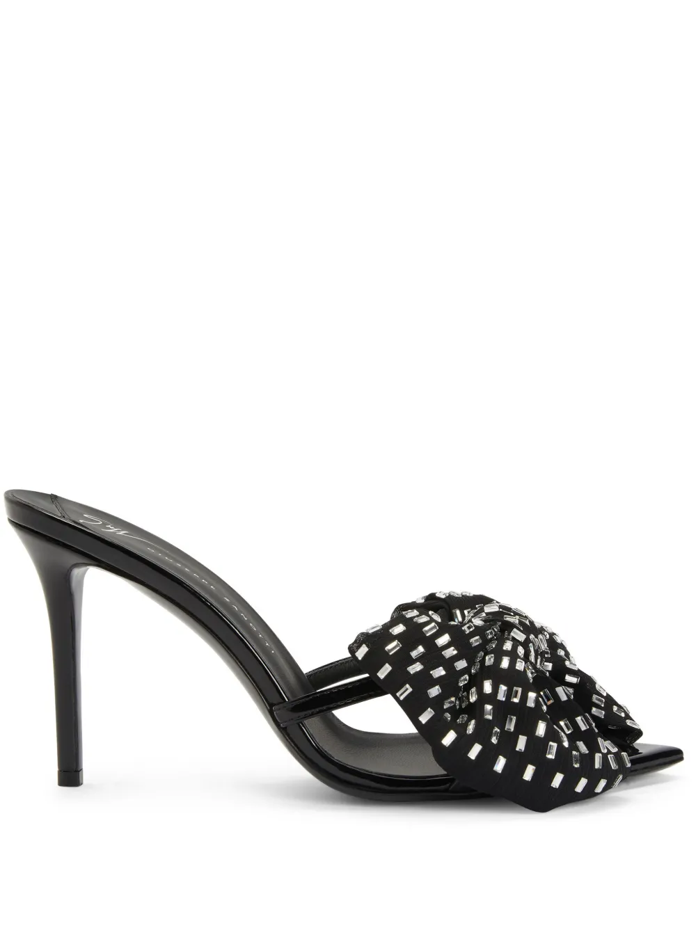 Мюли Intriigo Alexandrine 90 Giuseppe Zanotti, черный
