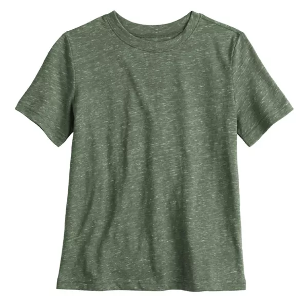 

Мальчиковая футболка с коротким рукавом Essential Texture, 4-12 лет Jumping Beans, цвет army green