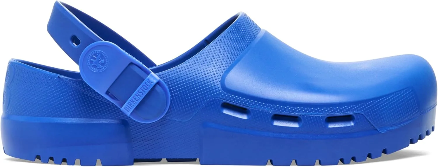 Рабочие антистатические сабо Birkenstock Birki Air 2.0 унисекс из полиуретана с вентиляционными отверстиями, синий — фото 2