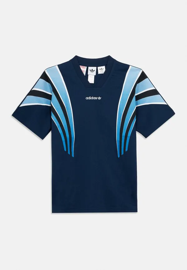 Свободная футболка унисекс с принтом "летучая мышь" santiago junior Adidas Originals, Night Indigo/Royal