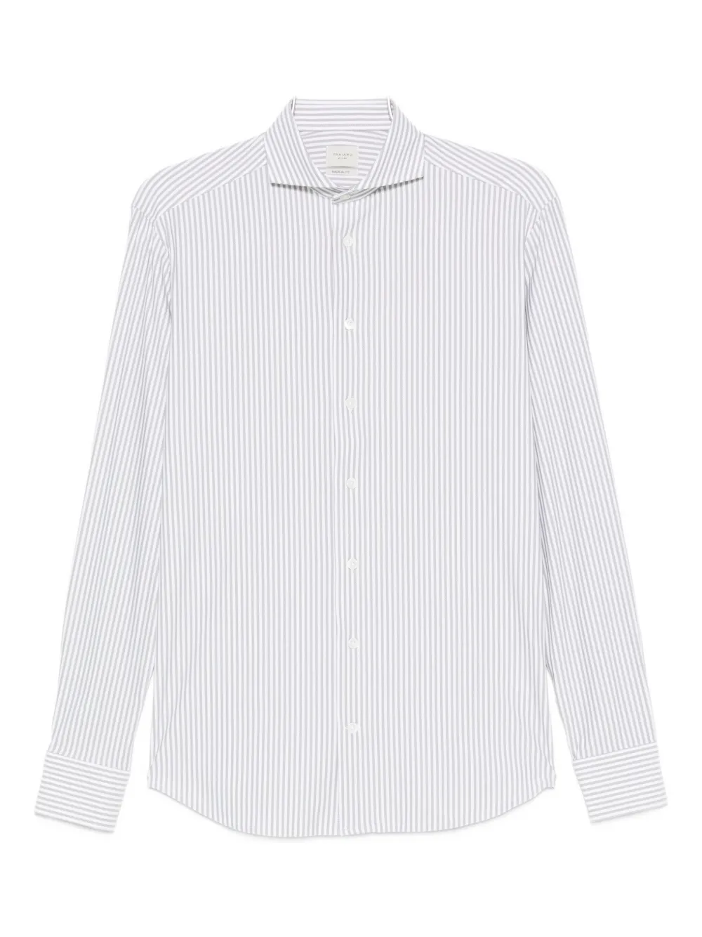 

Полосатая рубашка Traiano Milano, серый