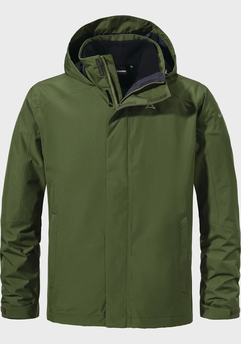 

Двойная куртка с капюшоном Schöffel "3in1 Jacket Partinello M", зеленый