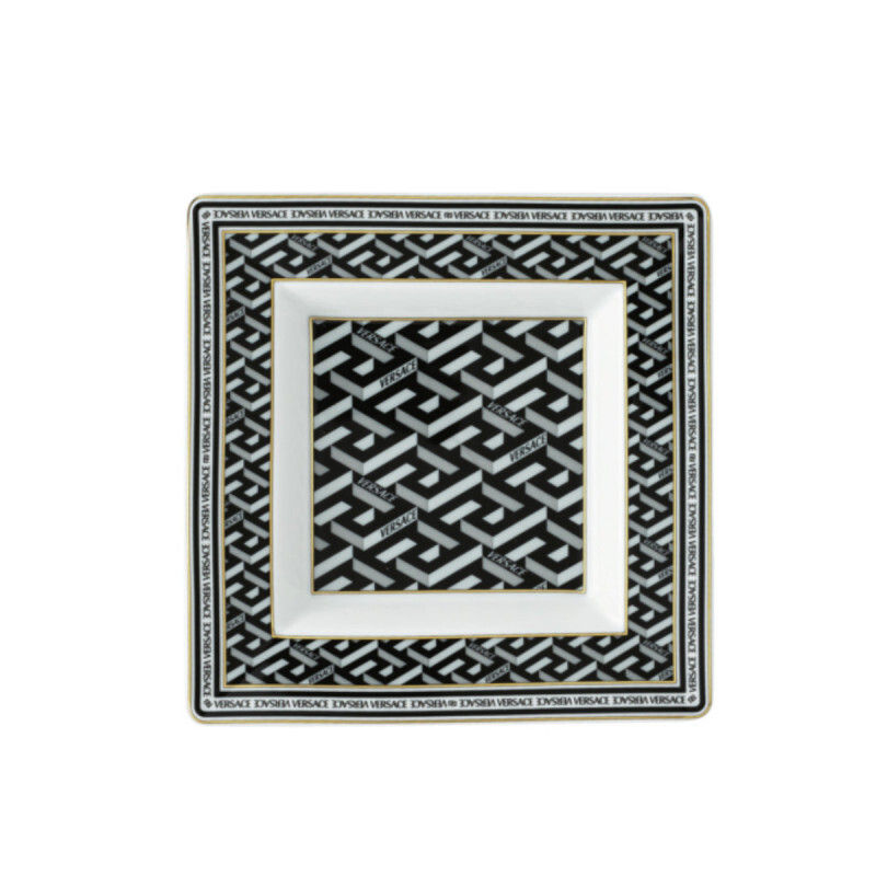 

Rosenthal Versace La Greca Signature Черная миска 14 см Rosenthal meets Versace, белый/золотой/черный
