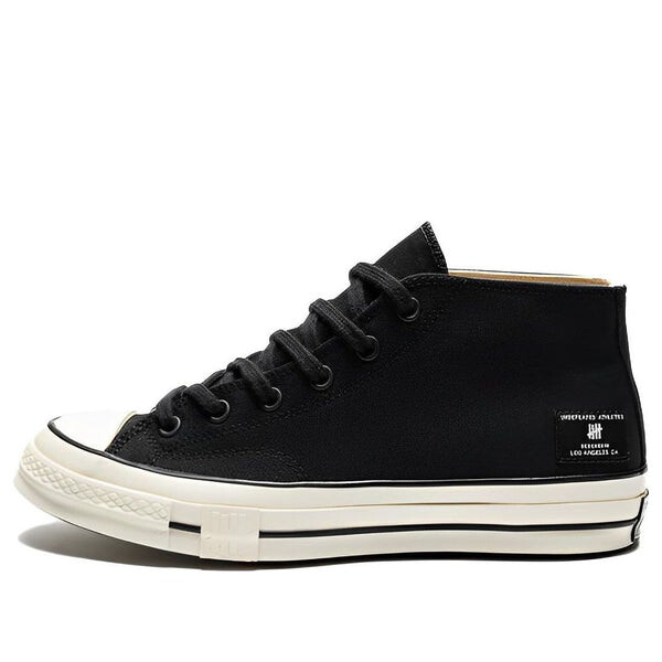 

Кроссовки x undefeated 1970s mid 'black white' Converse, черный