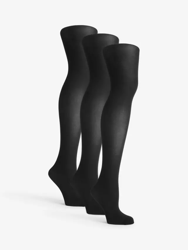 

Тайтсы John Lewis ANYDAY 40 Denier Opaque 3 шт, черный