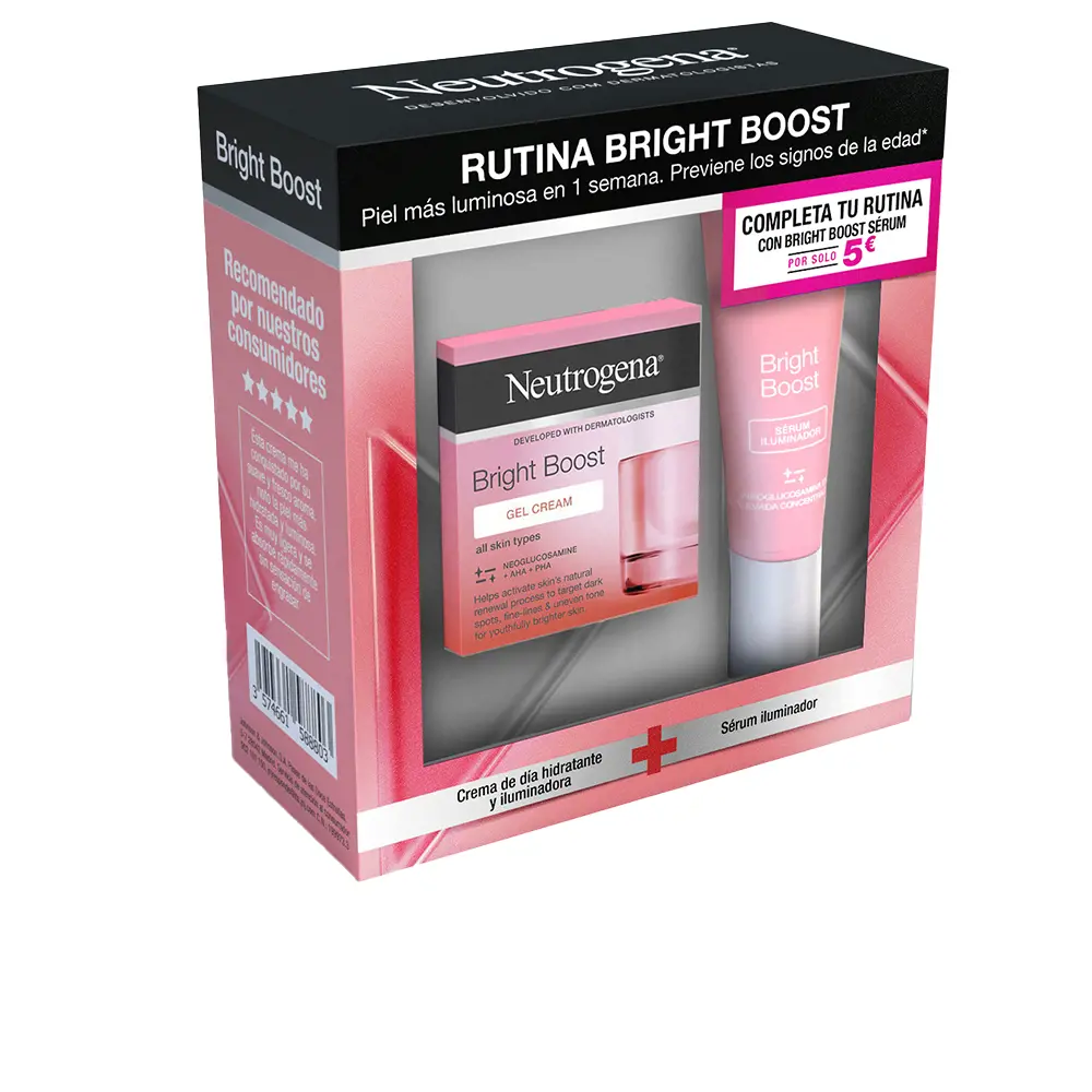 

Крем для лица Bright boost rutina crema gel & serum lote Neutrogena, 2 шт.