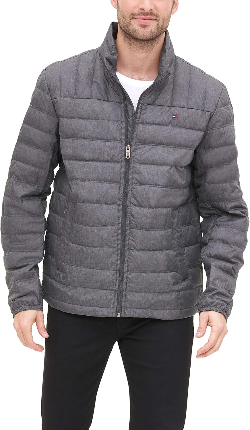 

Мужская складная пуховая куртка Tommy Hilfiger, Heather Charcoal