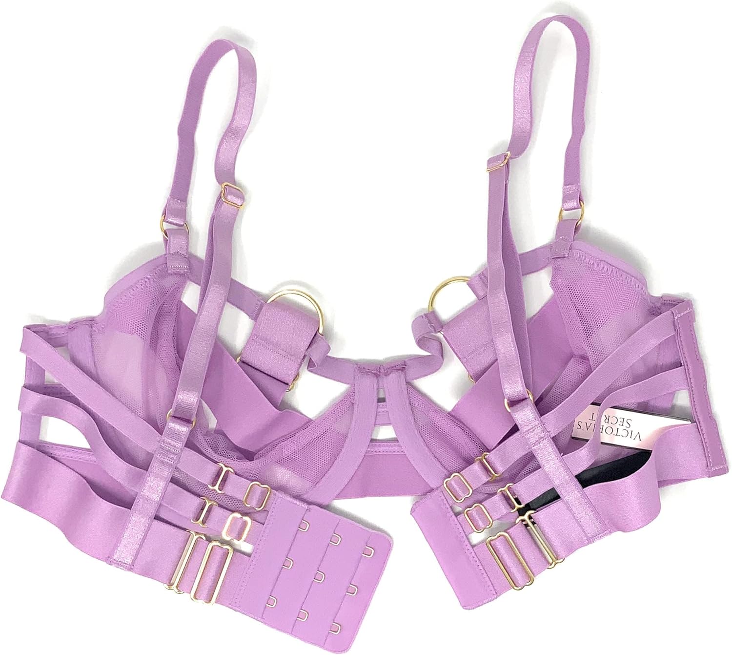 Бюстгальтер Very Sexy Strappy Unlined Balconet от Victoria's Secret, Lilac Strappy — фото 3