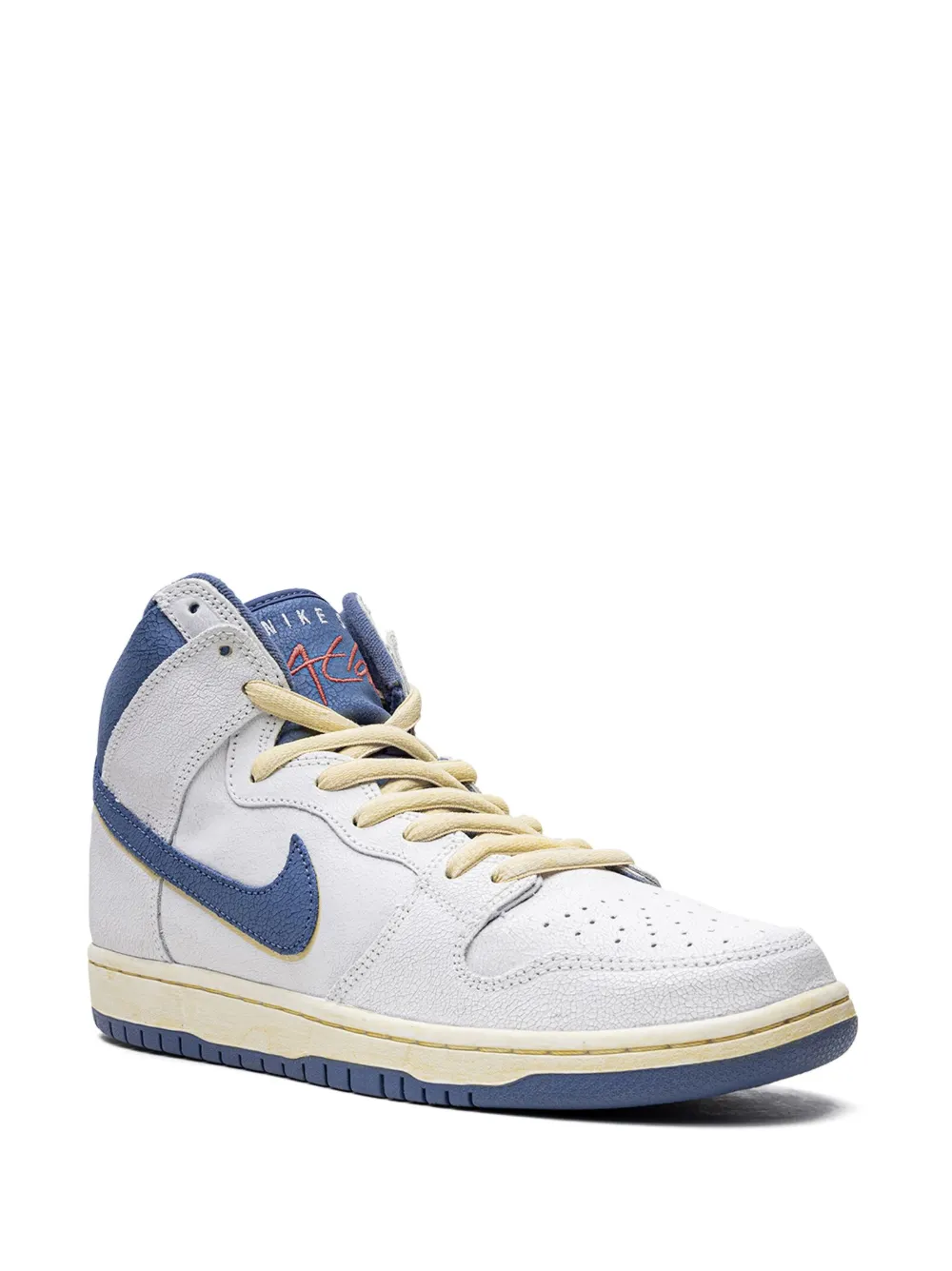 Кроссовки SB Dunk High Special Box Lost At Sea из коллаборации с Atlas Nike, белый — фото 2