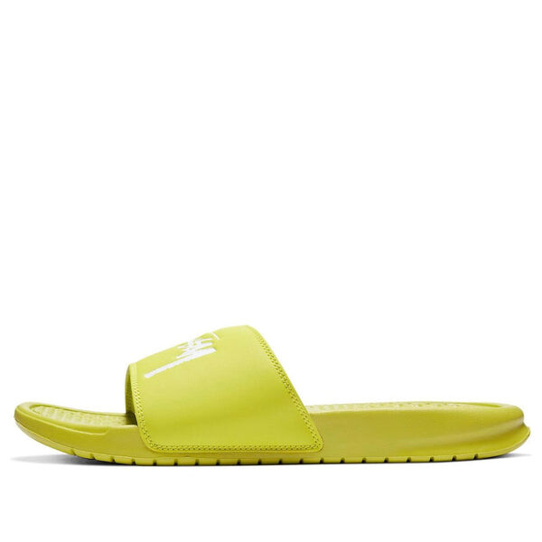 

Тапочки x stussy benassi Nike, желтый