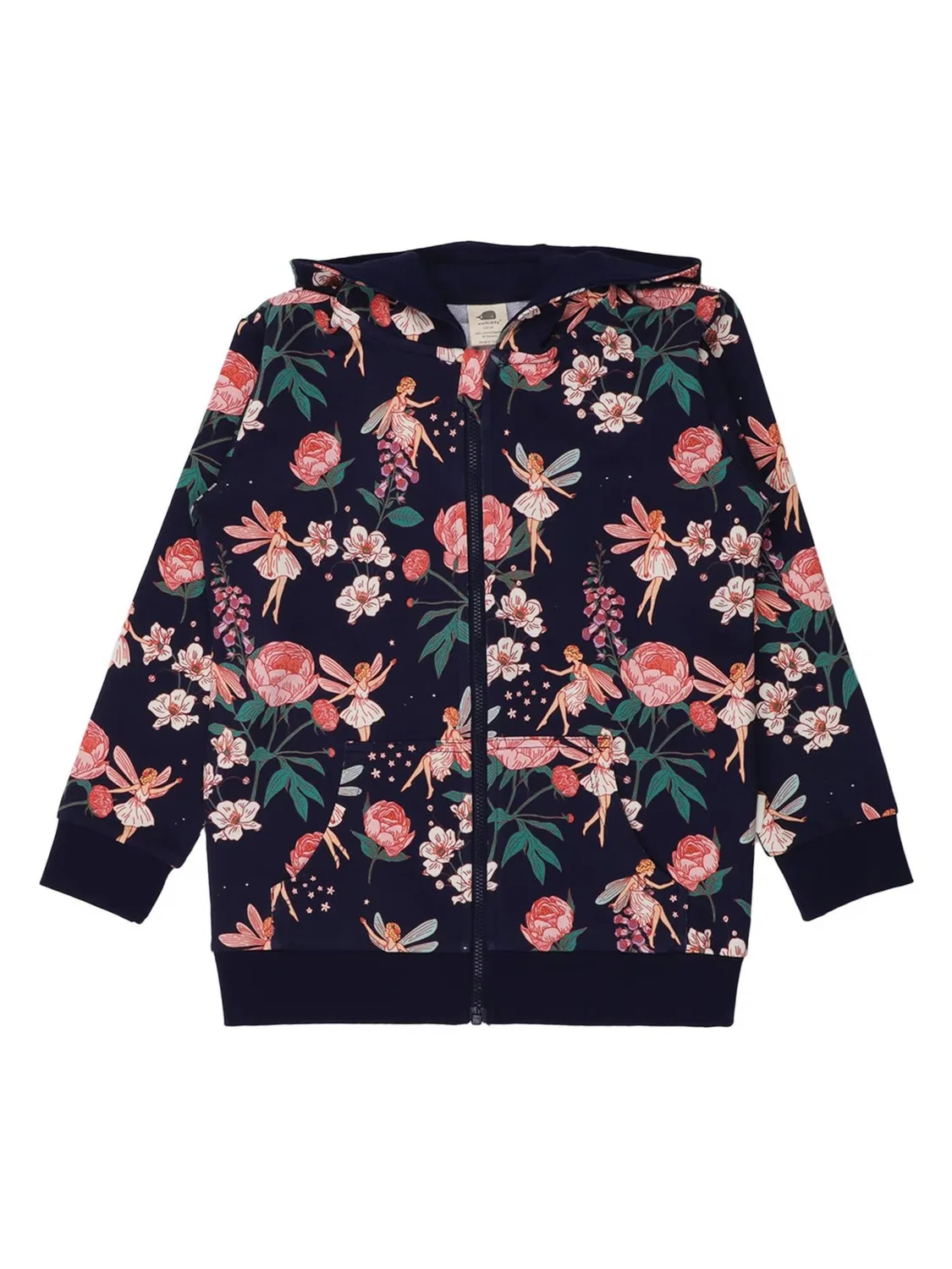 Толстовка на молнии 'Walkiddy - Fairies and Flowers Sweat Jacket' Walkiddy, Navy