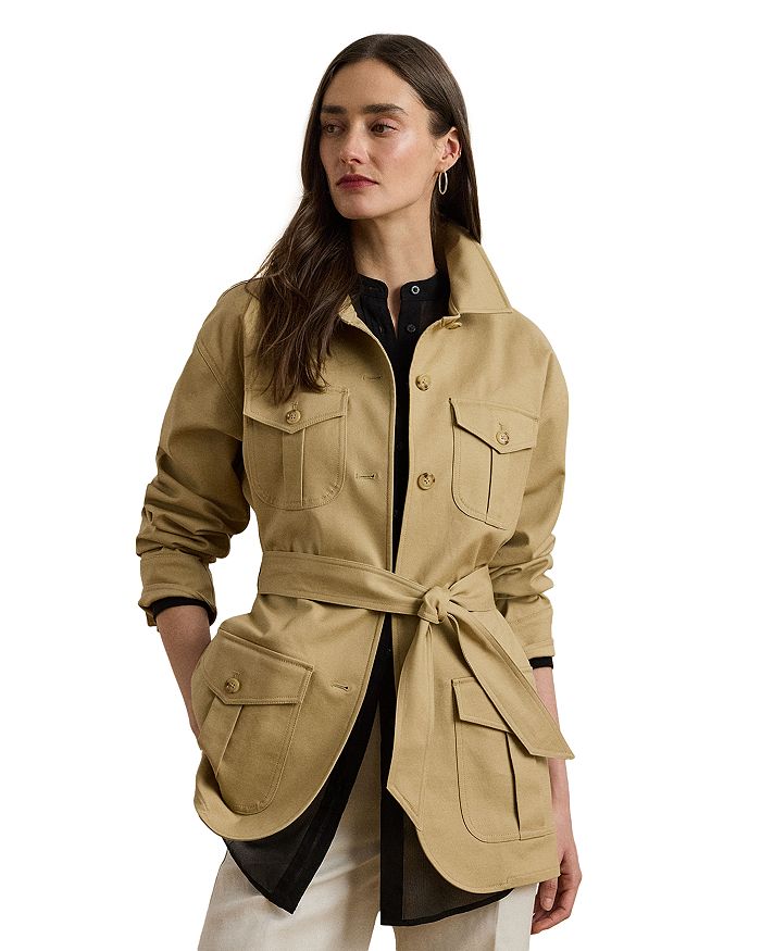 

Двусторонняя эластичная хлопковая куртка Field Jacket Ralph Lauren, коричневый/бежевый