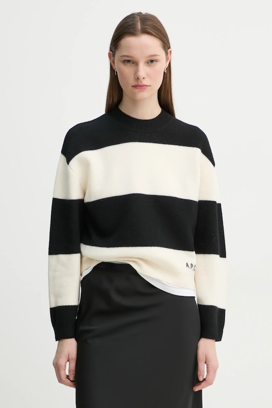 

Шерстяной свитер Pull Penny A.P.C., черный
