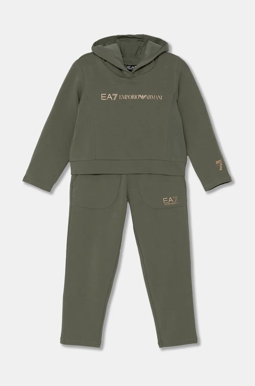 

Спортивный костюм EA7 Emporio Armani, зеленый