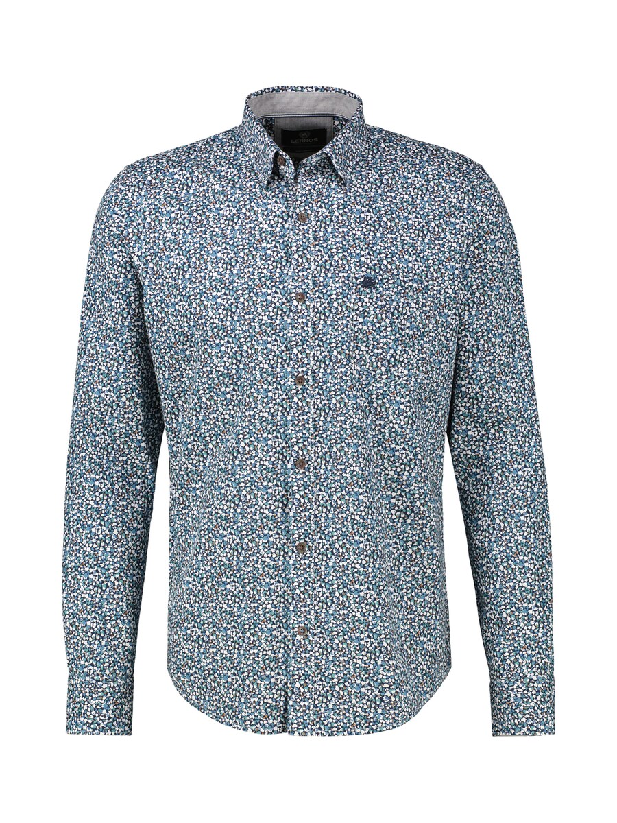 

Рубашка на пуговицах классического кроя LERROS, Blue/Azure