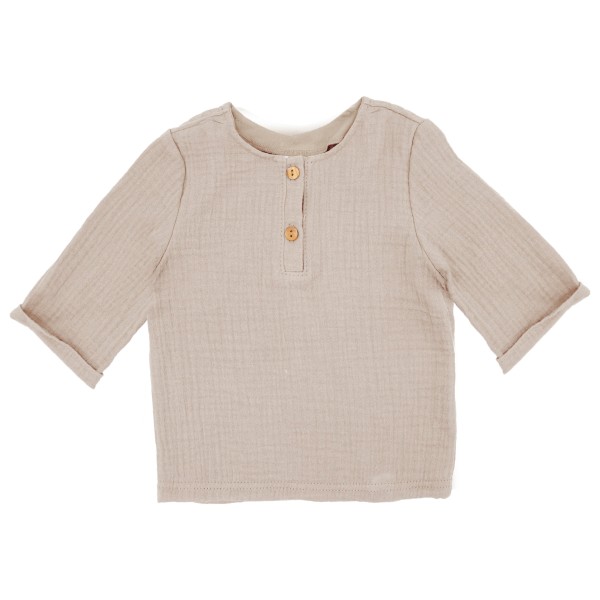 

Рубашка для мальчика с рукавами 3/4, муслиновая Maximo, бежевый