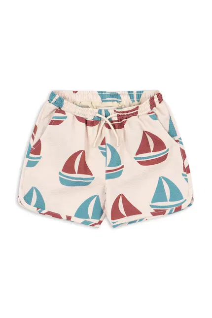 Плавки детские с узором SEER ASNOU SWIM SHORTS GRS Konges Sløjd, бежевый