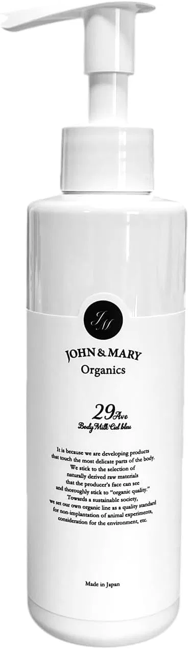 Молочко для тела Organic Body Care, JOHN&MARY, 200 мл, голубой