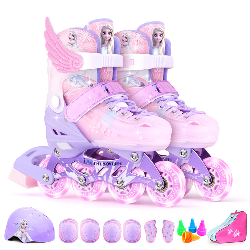 

Mesuca Frozen Series Катание на роликовых коньках, [Жесткий корпус для предотвращения столкновений] Зеленый костюм для льда и снега