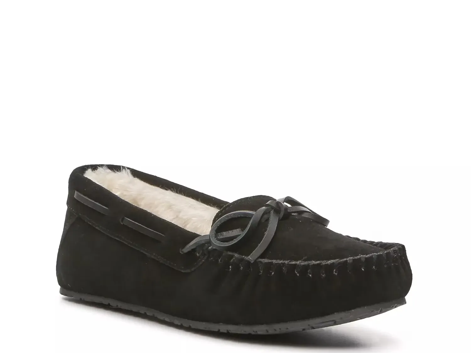 Мокасины-тапочки Lynda Trapper Minnetonka, Black