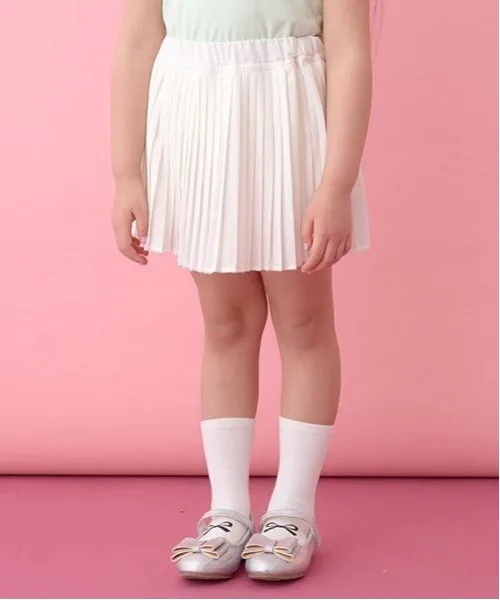 Юбка с плиссировкой и встроенными шортами Lycee mine off-white