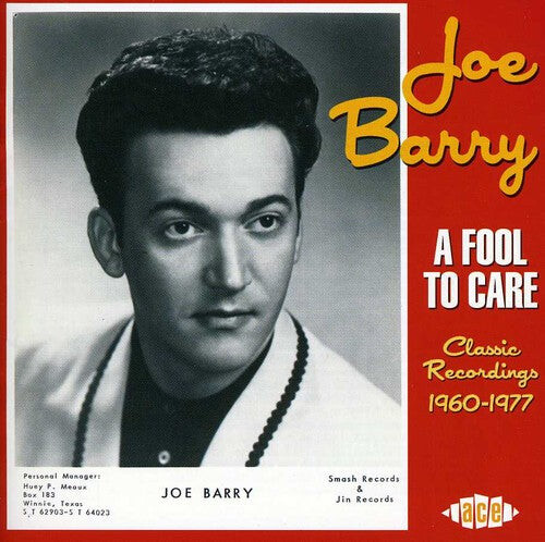 

CD диск Barry, Joe: Fool to Care