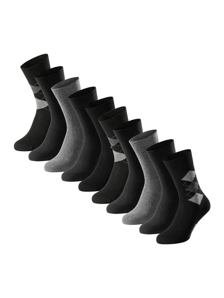 

Schiesser Носки Bluebird серого/черного/серого цвета