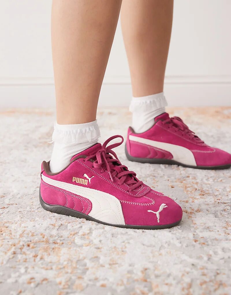 Кроссовки Puma Speedcat Wine Club розового цвета