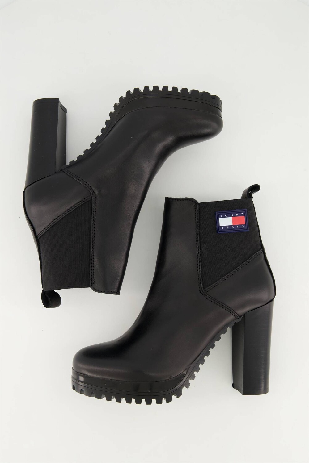 

Ботильоны tjw new ess на высоком каблуке Tommy Hilfiger, черный