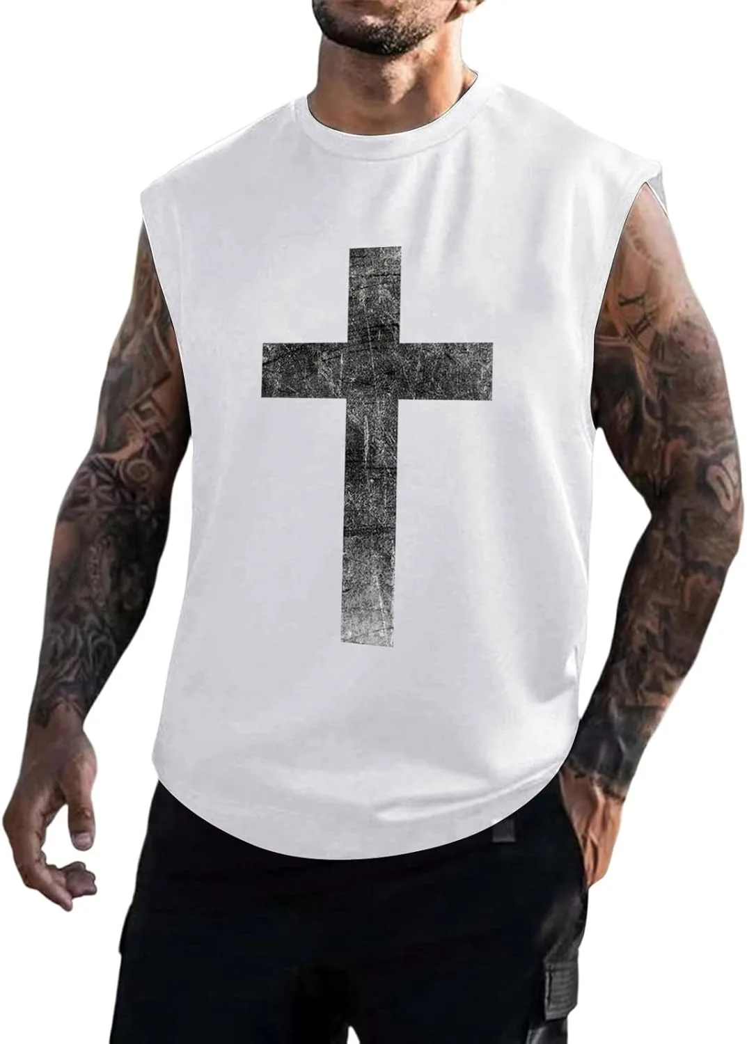 

Футболка-майка Generic для мужчин, принт, хлопок