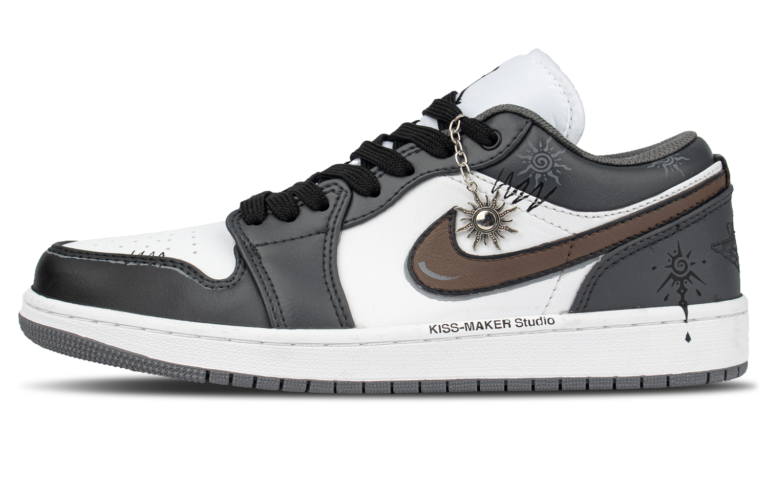 

Jordan Кроссовки Air 1 Height Increasing Low top Vintage Basketball Shoes Unisex Black