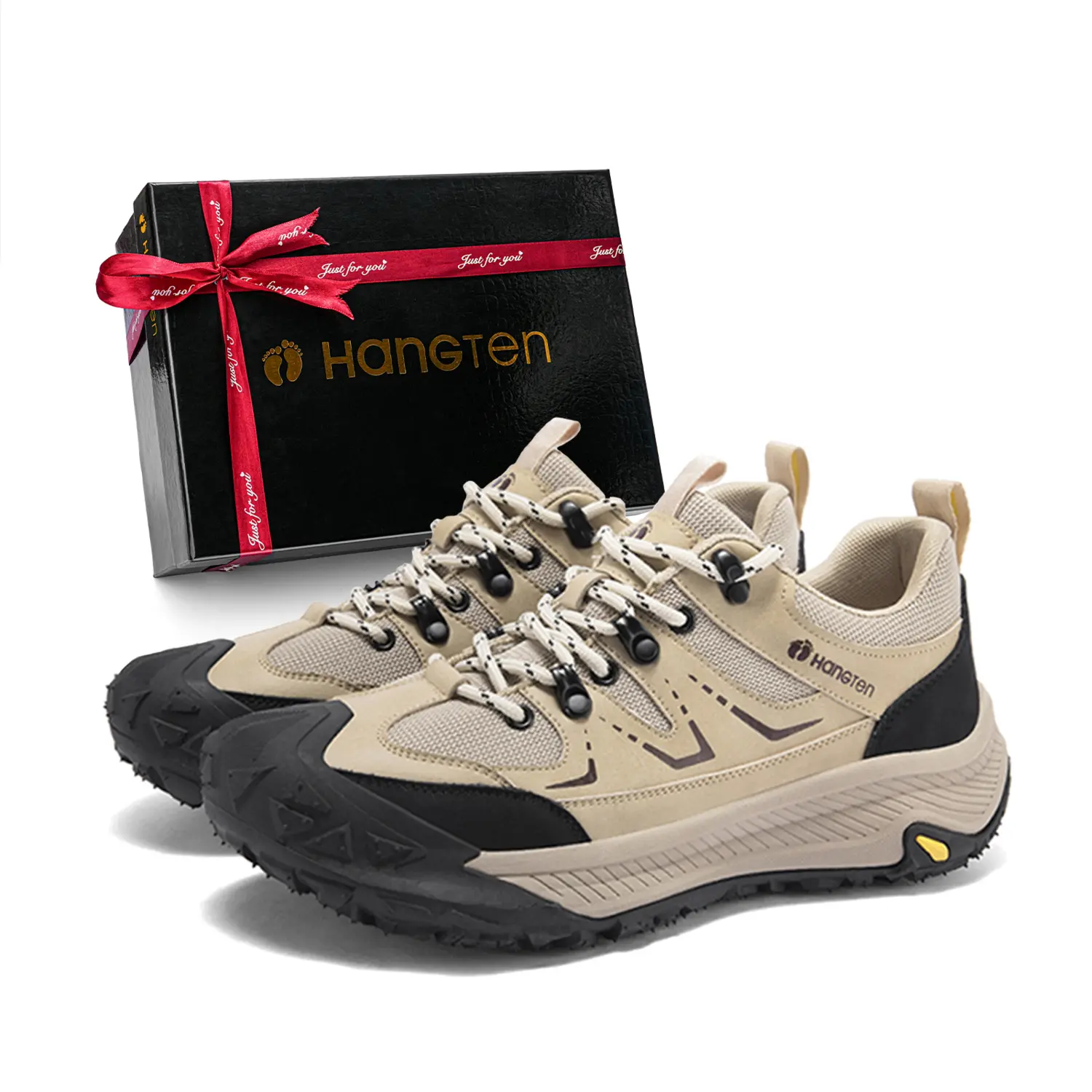 

HANG TEN Мужские низкие кеды повседневные хаки, цвет Khaki