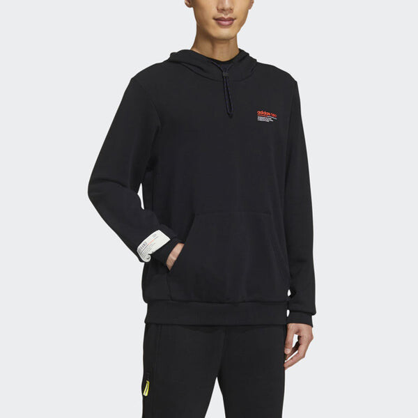 Толстовка men's neo ss cs hoody 2 sports black Adidas, черный — фото 3