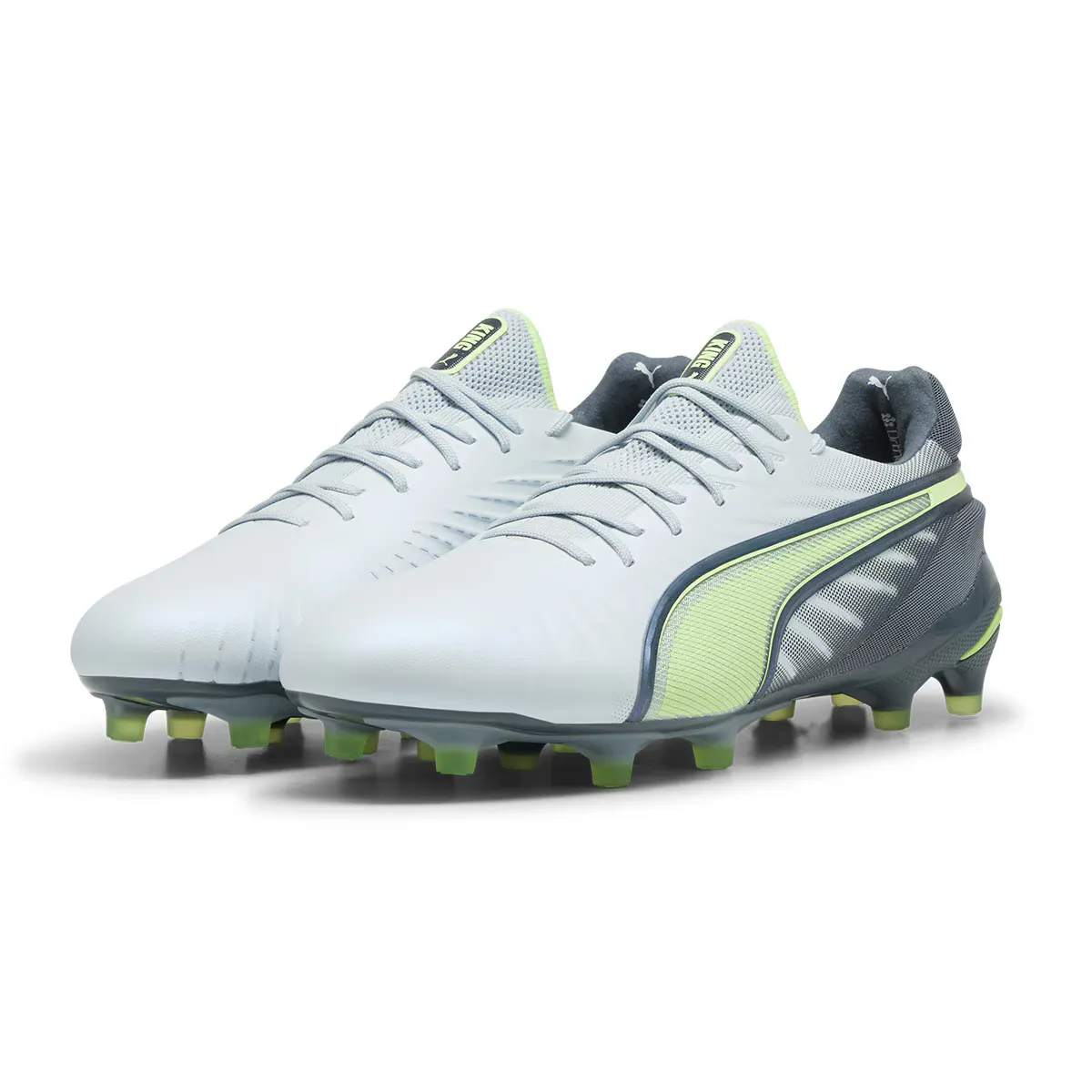 King Ultimate FG/AG Puma Мужские футбольные бутсы, серый/синий — фото 2
