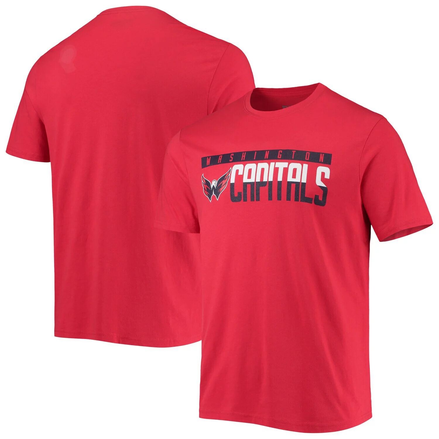 

Мужская красная футболка Washington Capitals Richmond Wordmark, Красный, Мужская красная футболка Washington Capitals Richmond Wordmark