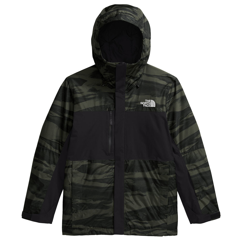 

Утепленная горнолыжная куртка The North Face Freedom Print (мужская), New Taupe Green Edge of Light/TNF Black