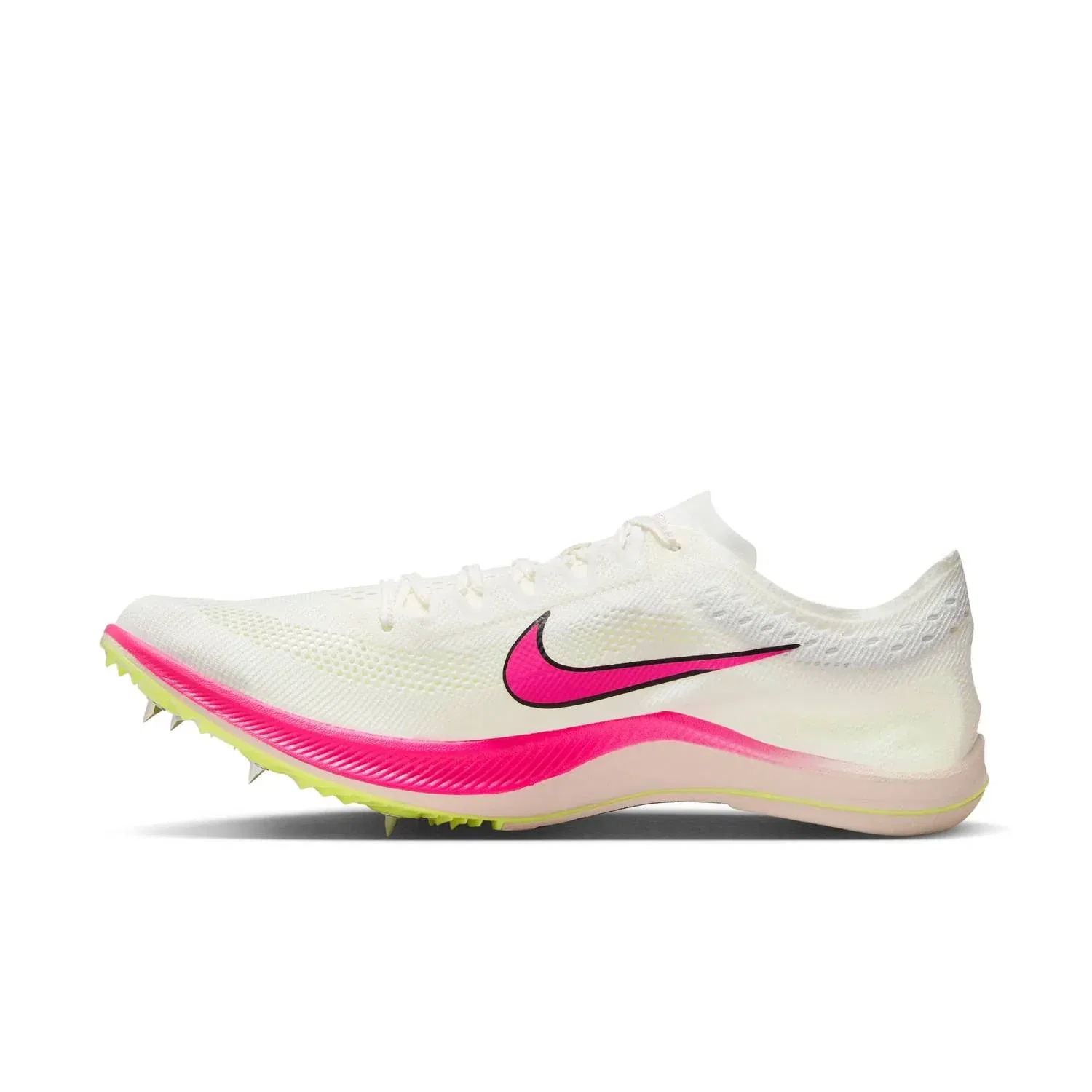 Nike Мужские беговые кроссовки Zoomx Dragonfly в бело-розовом цвете — фото 2
