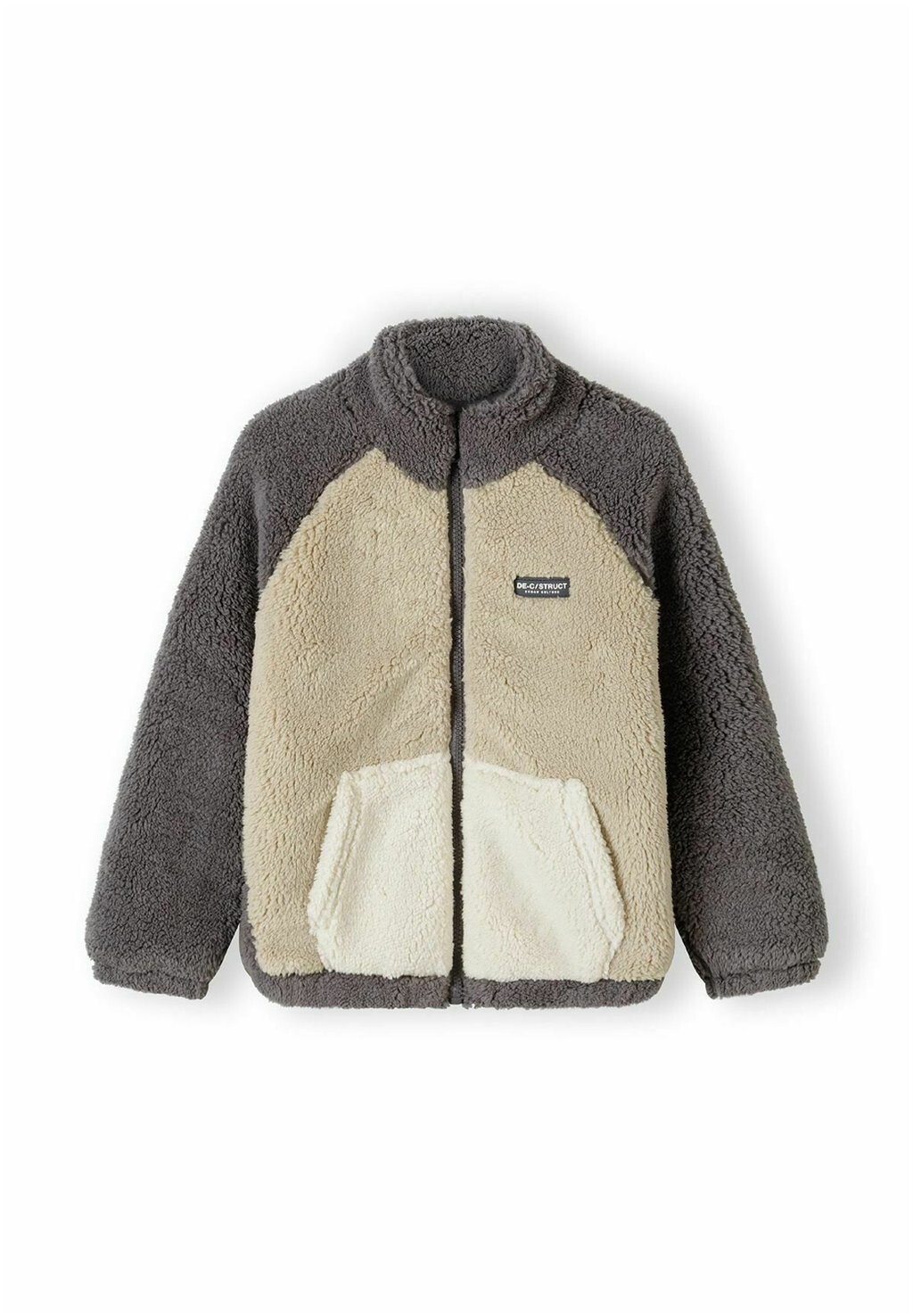 

Флисовая куртка ZIP THROUGH MINOTI, цвет Mottled Grey