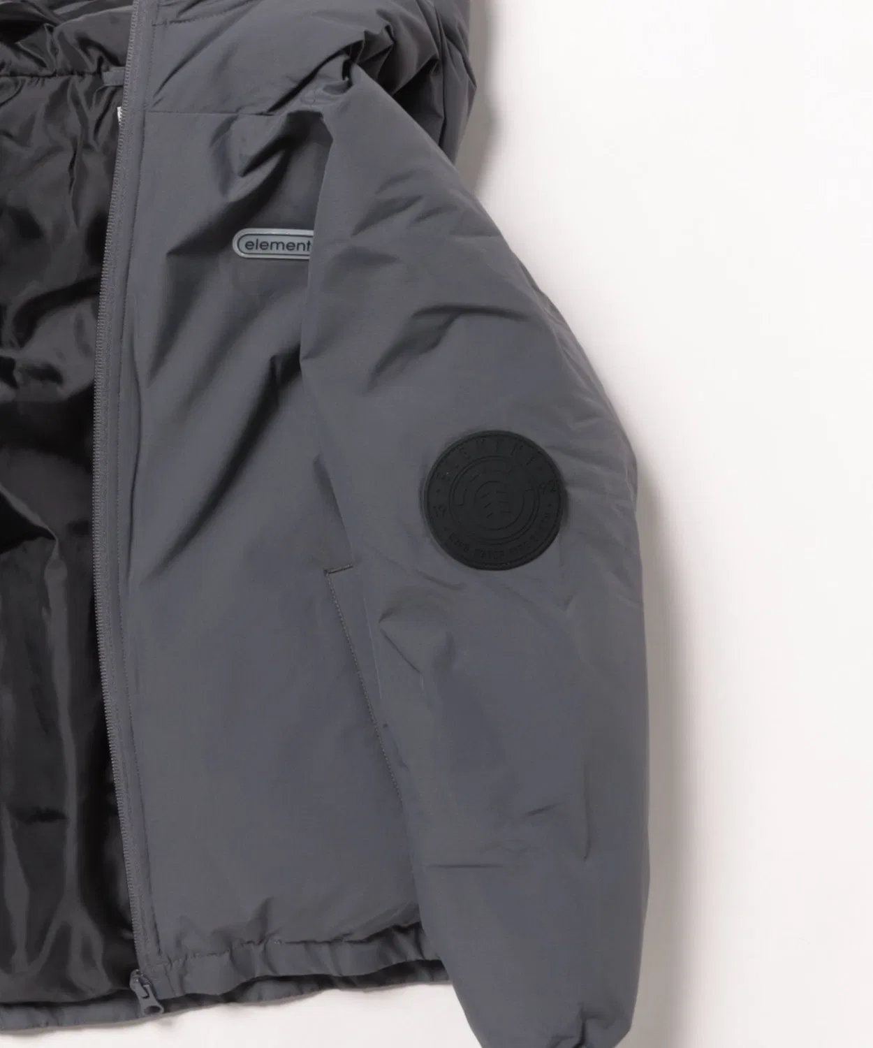 Куртка детская ELEMENT PUFF TACK JACKET YOUTH, серая — фото 4
