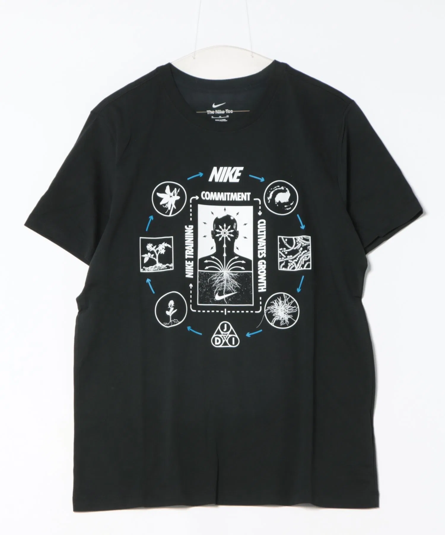 Мужская футболка NIKE Train Mind чёрная