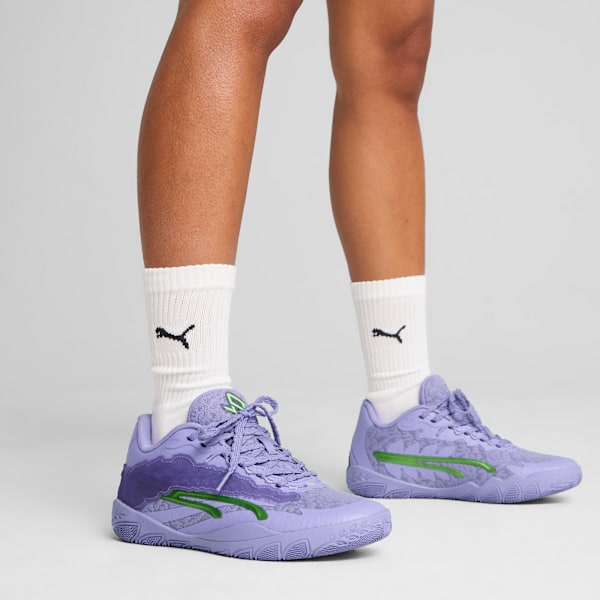Женские баскетбольные кроссовки Stewie 3 Lace 'Em Up Puma, фиолетовый — фото 2