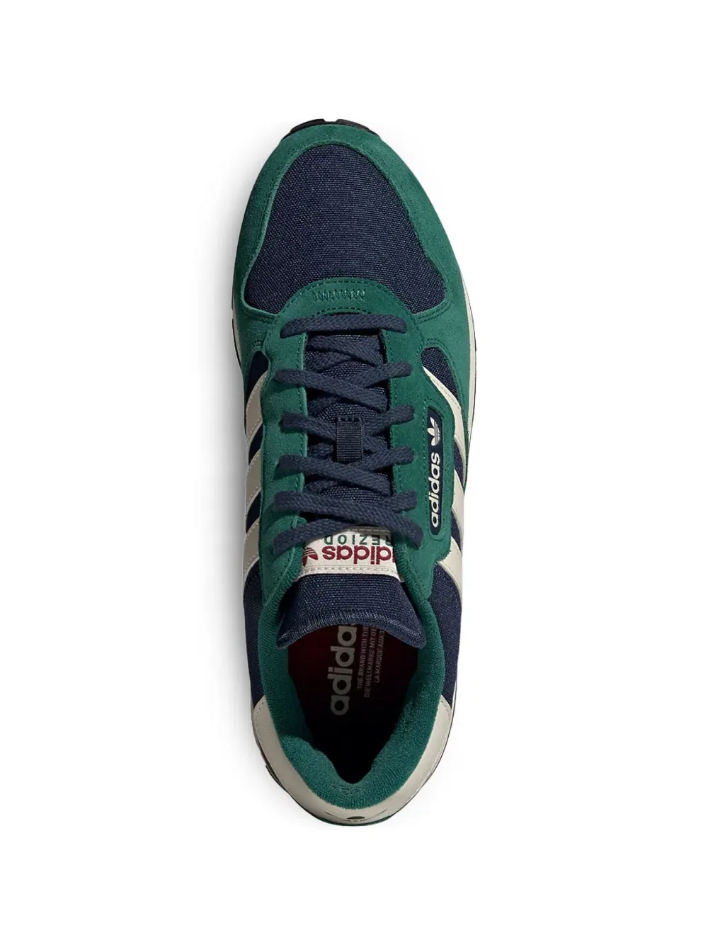 Полосатые кроссовки Treziod 2 Adidas, зеленый — фото 2