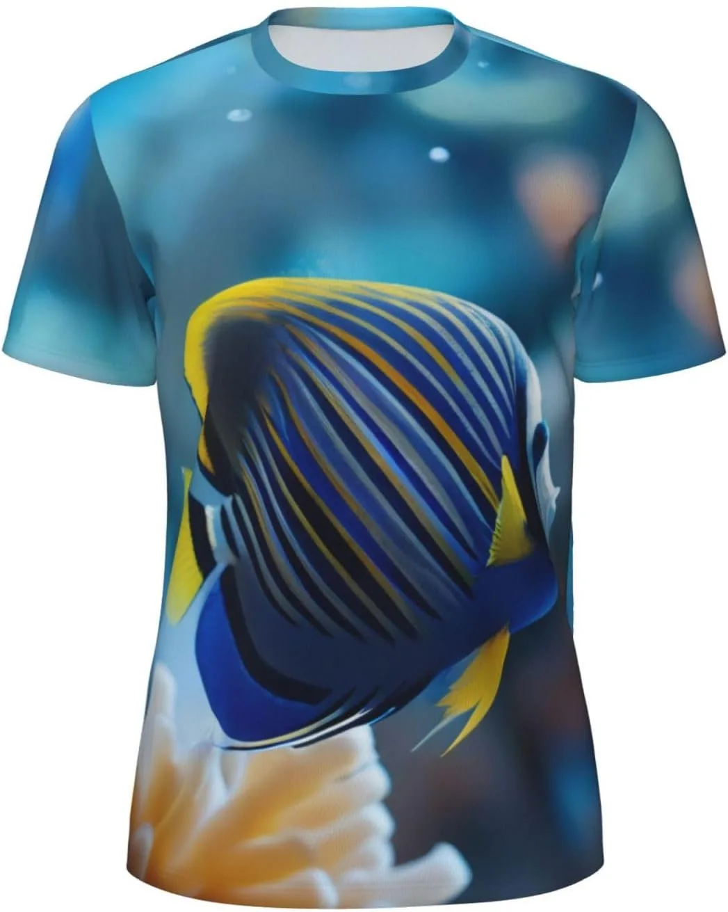 

Мужская футболка Marine Life с принтом, Casual, короткий рукав jshmgchw