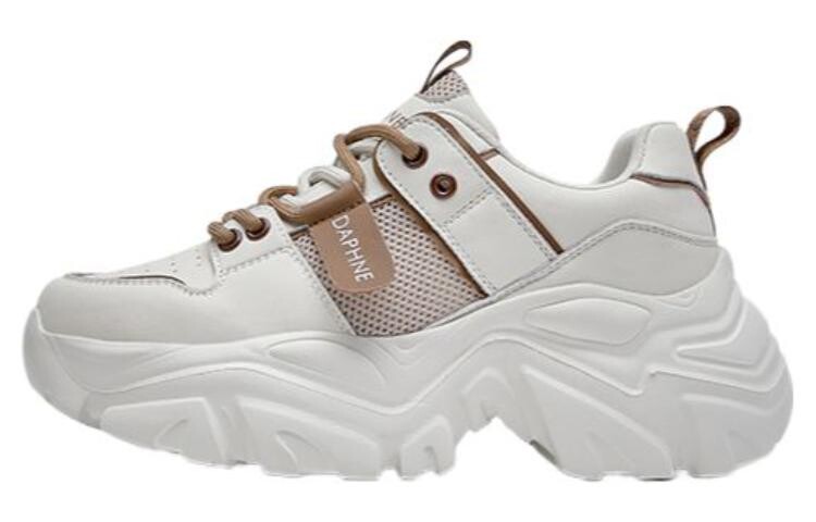 

Кроссовки женские толстые низкие Daphne, бежевый/черный