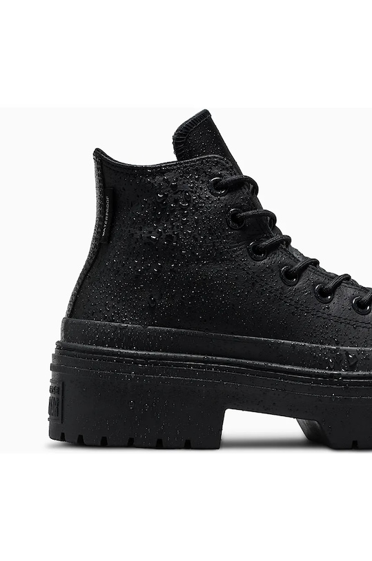 Кожаные кеды Chuck Taylor All Star Lugged Heel Converse, черный — фото 4