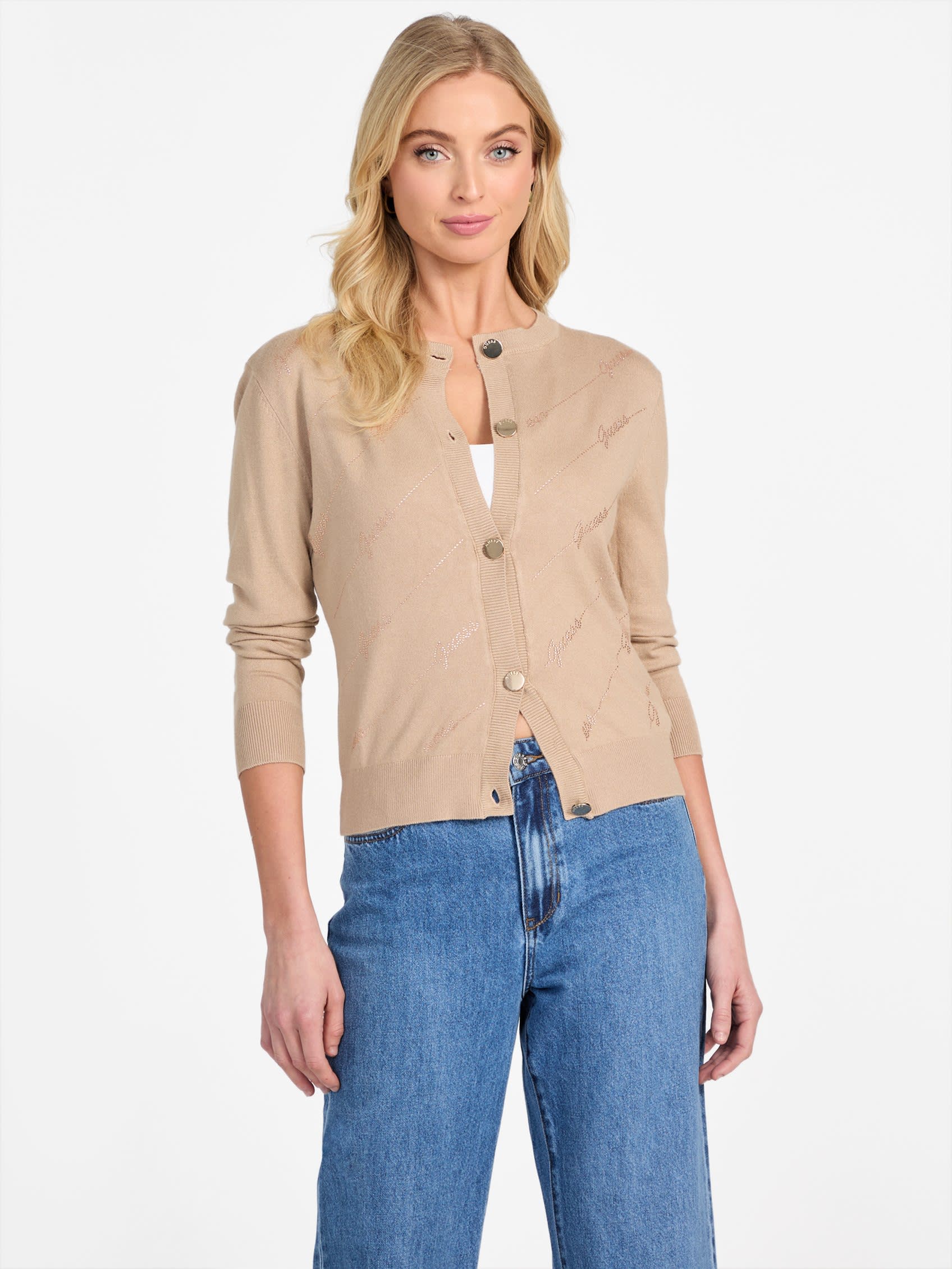 

Кардиган Peggy со стразами Guess Factory, цвет g118