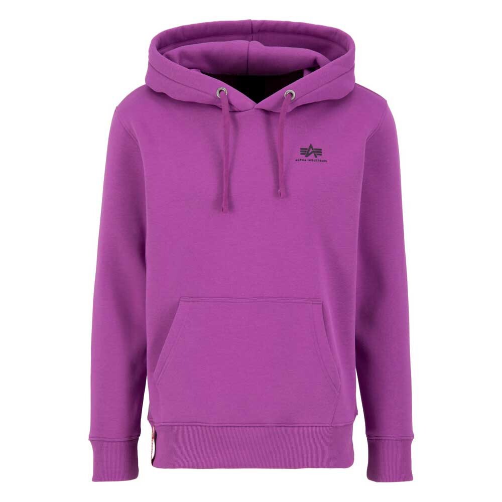 

Худи Alpha Industries Basic Small Logo, фиолетовый